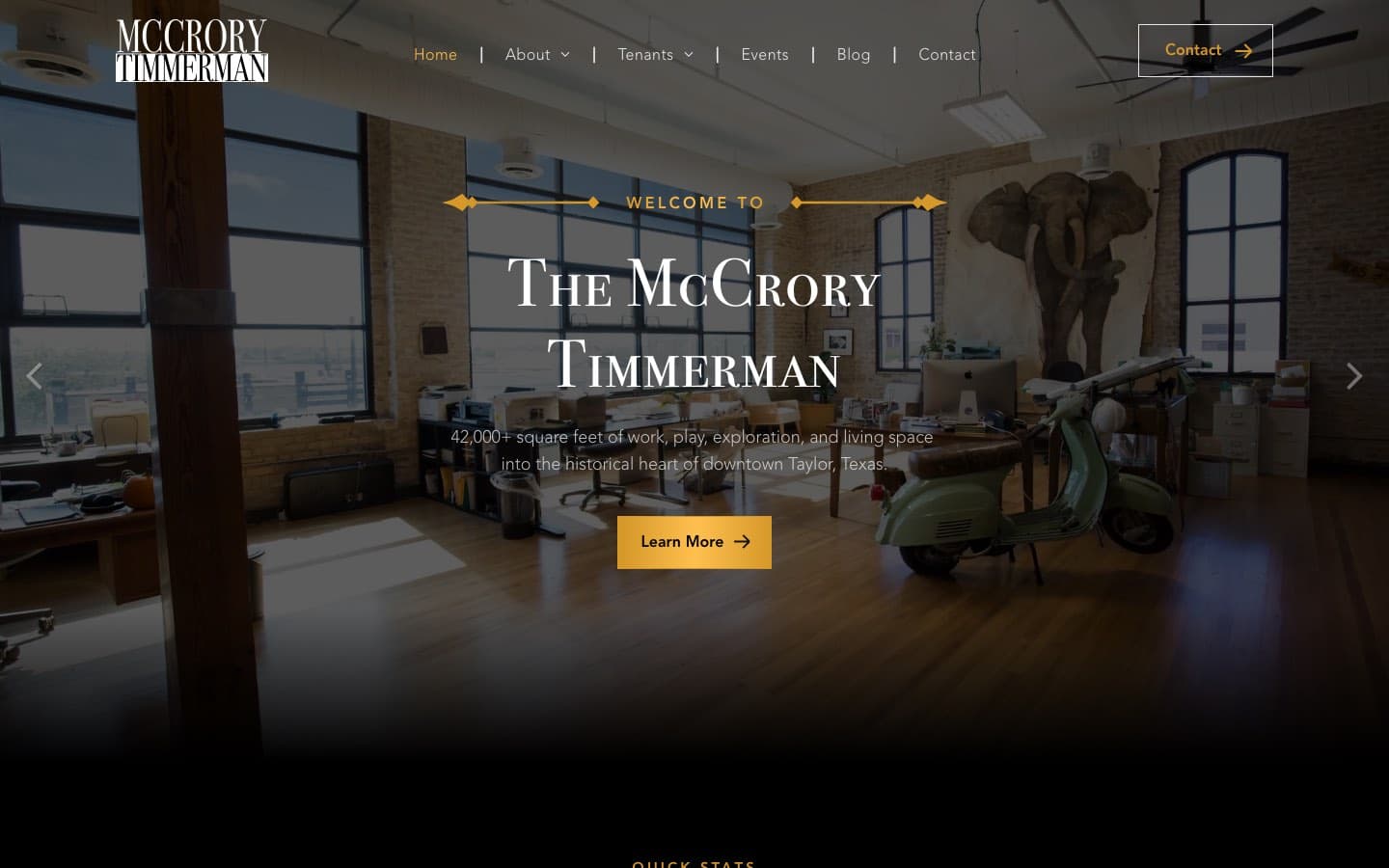 The McCrory Timmerman website — built by Roundhouse