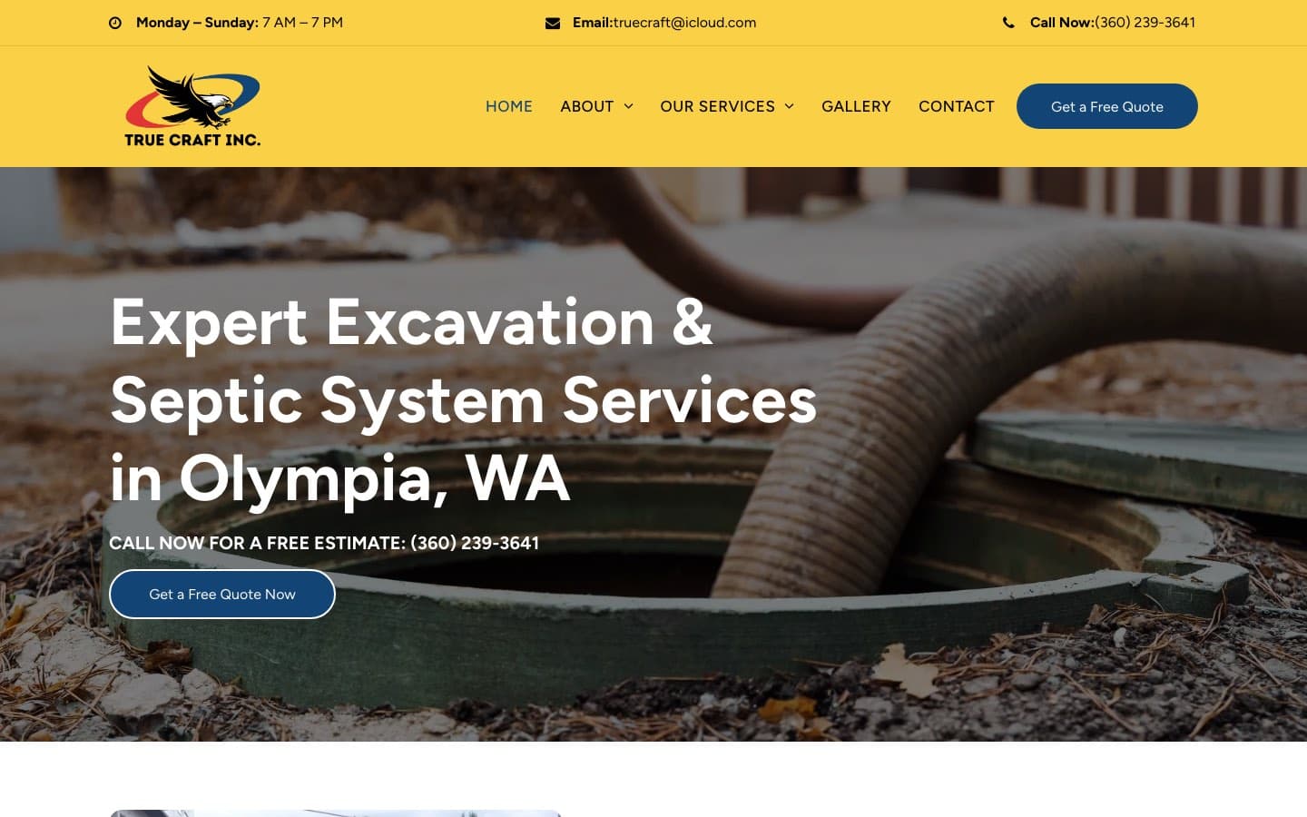 True Craft website — built by Roundhouse